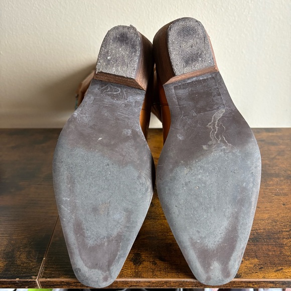 Steve Madden Brown Leather Western Shyann Boots - Picture 5 of 6